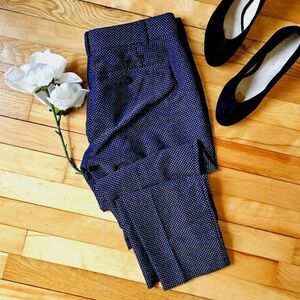Talbots Black and White Patterned Pants